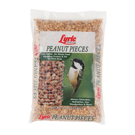 Lyric Lyric Chickadee and Nuthatch Peanut Pieces Wild Bird Food 5 lb 26-47429